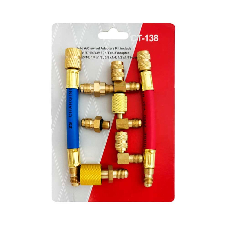 Комплект адаптеров и переходников для заправки кондиционеров Horex HZ 18.205.35SK